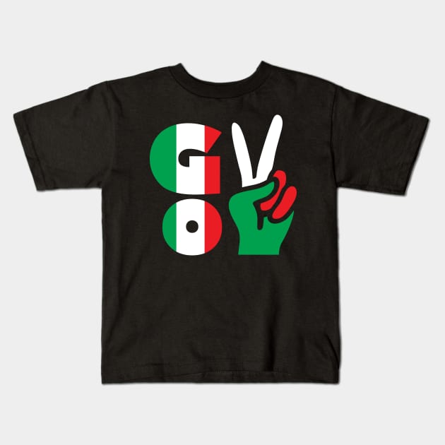 Italian Pride Design Kids T-Shirt by jazzworldquest